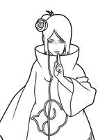 Cara Menggambar Anime Akatsuki syot layar 3