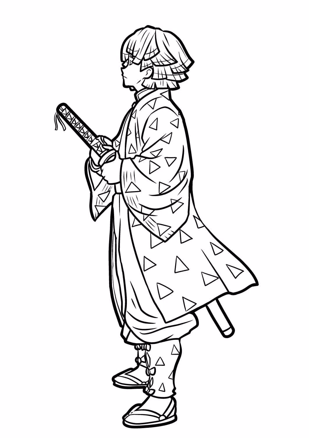 Como desenhar ZENITSU (Demon Slayer)