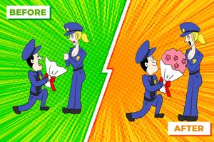 Draw Police - Tricky Puzzles-poster