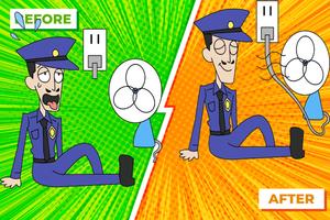 Draw Police - Tricky Puzzles screenshot 1