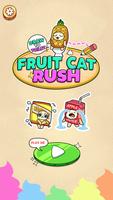 Fruit Cat Rush: Draw to Toilet Cartaz
