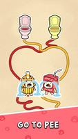 Fruit Cat Rush: Draw to Toilet imagem de tela 2