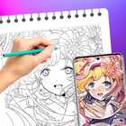 AR Drawing: Anime Sketch icône