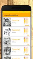 How to Draw Wolves पोस्टर