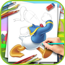 How to Draw Cartoon Characters APK