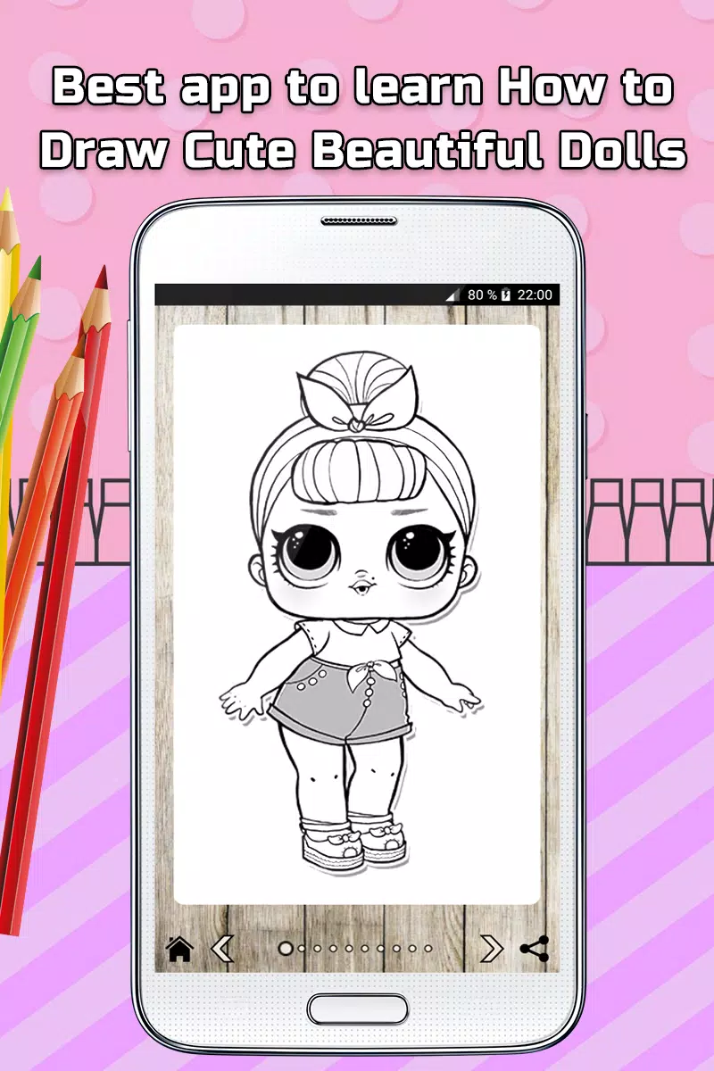 Download do APK de Como desenhar boneca da moda para Android