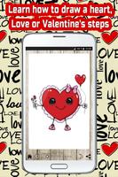 Comment dessiner Love Heart capture d'écran 1