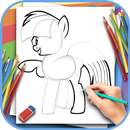 كيفية رسم المهر جميلة APK