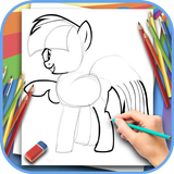 Cómo dibujar un hermoso pony icono