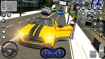 Agung kota taksi 3D menyetir screenshot 1