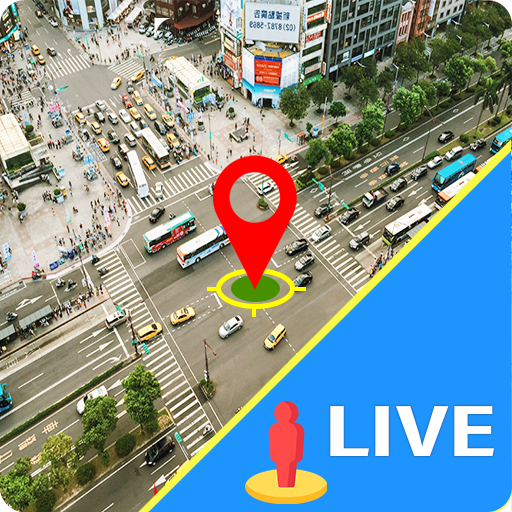 Live-Straßenansicht mit Panoramablick