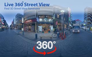 Live Street Panoramic View Map Navigation syot layar 1