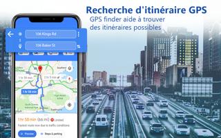 Live Street Vue Panoramique Carte Navigation Affiche