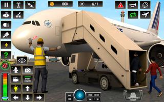 Pilot City Plane Flight Games скриншот 2