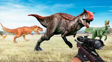 Dino Zoo Hunting Survival Game Cartaz
