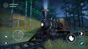 Scary Spider Train Plakat