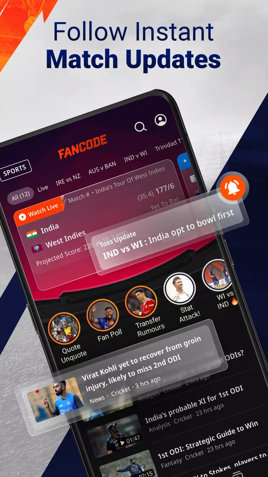 Fancode MOD APK Download v5.1.2 For Android – (Latest Version) 3