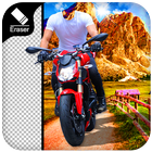 Man Bike Rider Photo Editor icône