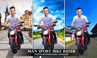 Man Bike Rider Photo Editor capture d'écran 3