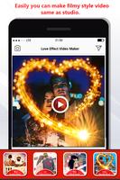 Love Video Maker with Music capture d'écran 1