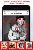 Love Video Maker with Music capture d'écran 2