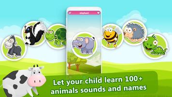 Animal Sounds for Kids اسکرین شاٹ 1