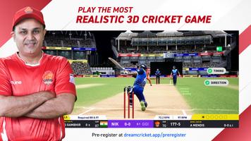 Live Cricket:dream cricket 24 plakat