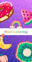 Aesthetic Pixel Coloring Book Cartaz