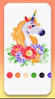 Unicorn Color Sandbox: Color by Number Free poster