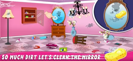 Sweet Home Girl Cleaning Games screenshot 2