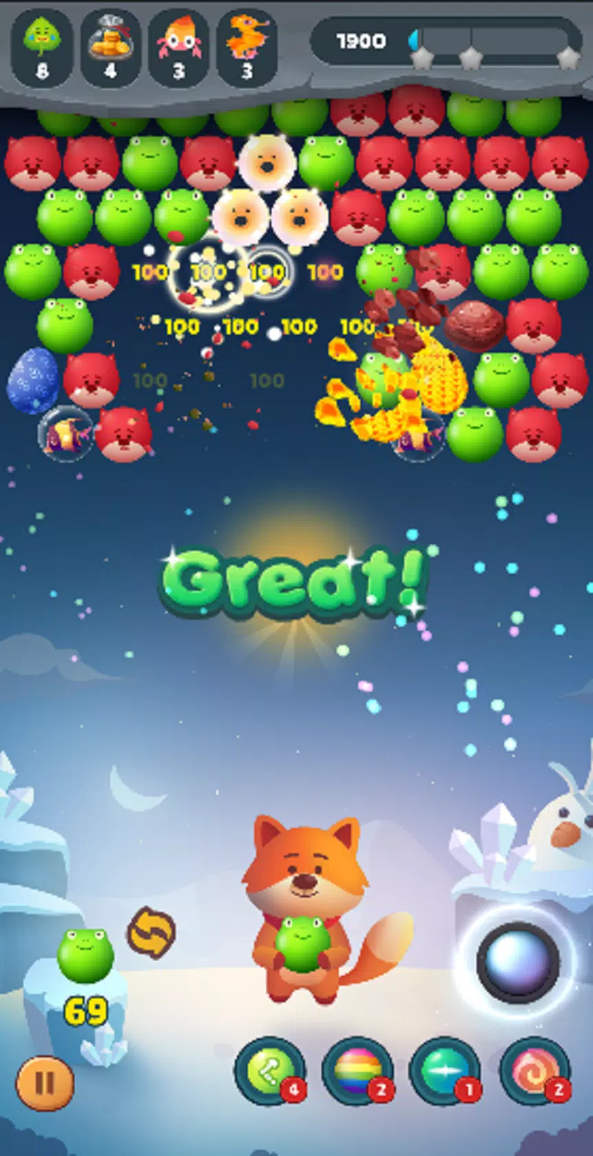 Animal Bubble Shooter Pro 2023 android iOS apk download for free