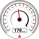 Tachometer DigiHUD View- Speed Zeichen