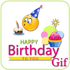 Birthday  Gif icône