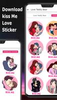 Kiss Me Love Stickers & emoji capture d'écran 2