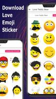 Love Emoji Stickers & Quote Affiche