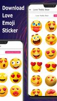 Love Emoji Stickers & Quote capture d'écran 2