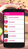 Promise Love Emoji & valentineDay emoticons 海報