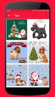 Christmas Stickers and Santa emoticons captura de pantalla 1