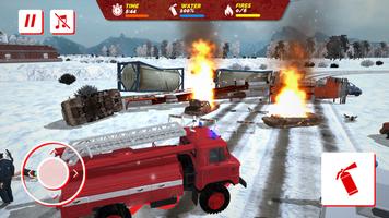 USSR Winter Rescue Fire Trucks imagem de tela 3