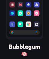Bubblegum Icon Pack ポスター
