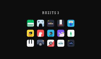 Ruzits 3 Icon Pack ảnh chụp màn hình 1