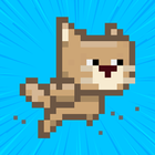 Super Cat Runner 8 bit 2D آئیکن