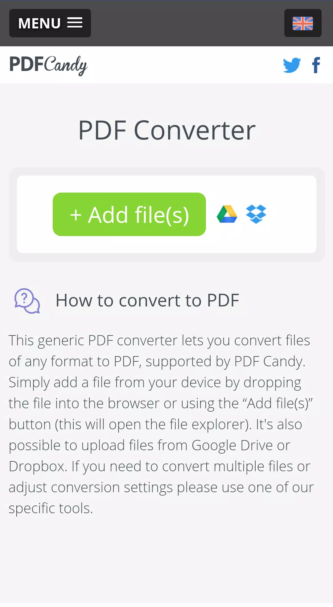 PDF CANDY APK pour Android Télécharger