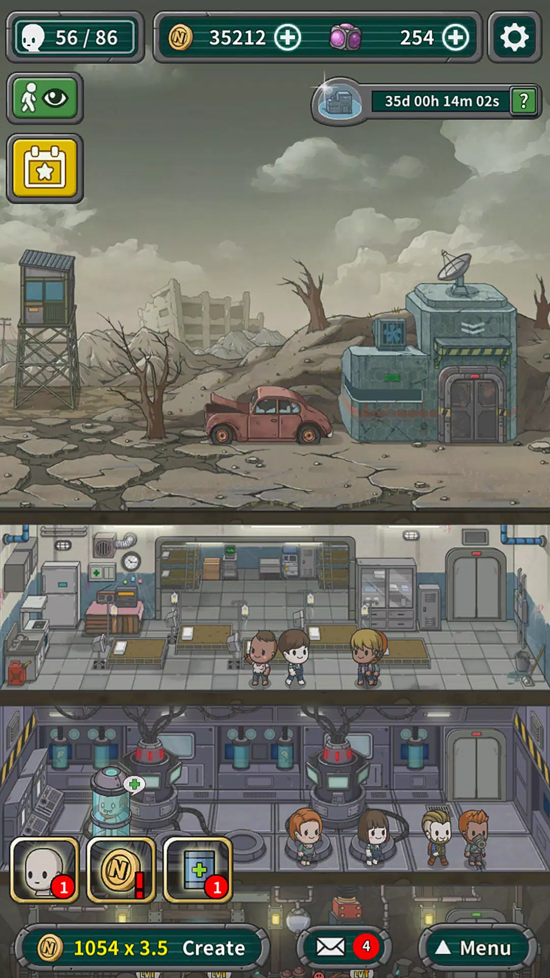 地堡生存:冒险&模拟经营