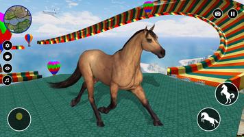 Superhero Horse Riding Game 3D Affiche