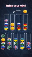 Flag Sorting: Ball Sort Puzzle ảnh chụp màn hình 2