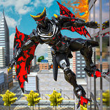 Flying Bat Robot Car Games Zeichen