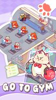 برنامه‌نما Kitty Gym - Idle Cat Games عکس از صفحه