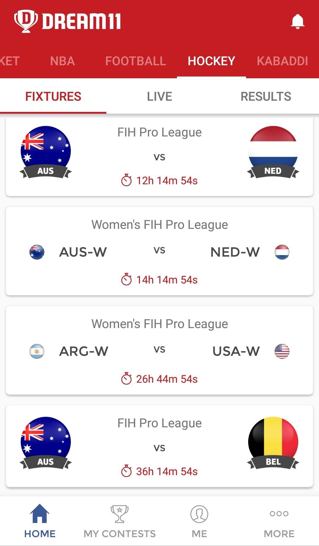 Dream11 screenshot 1