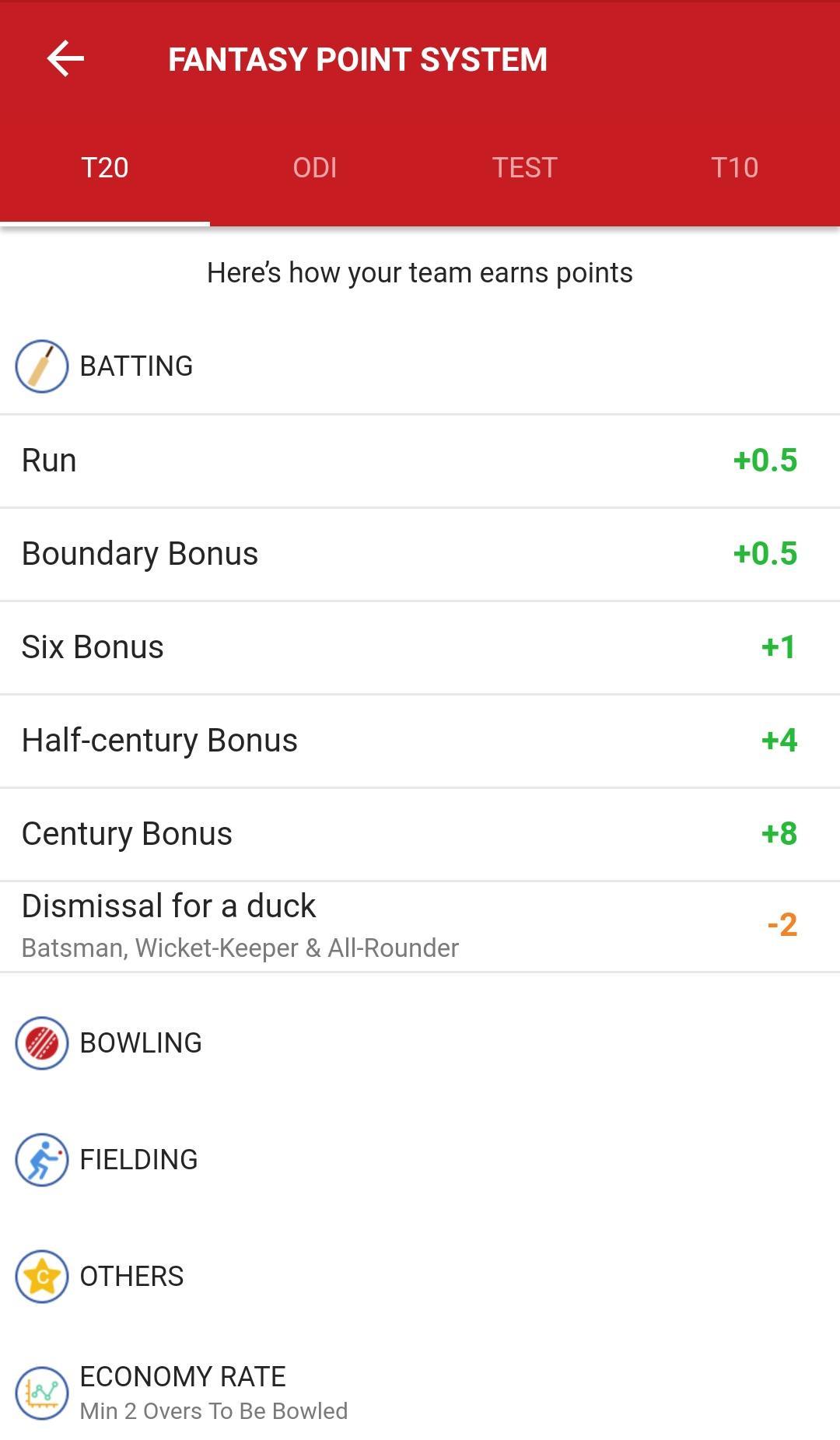 Dream11 screenshot 1